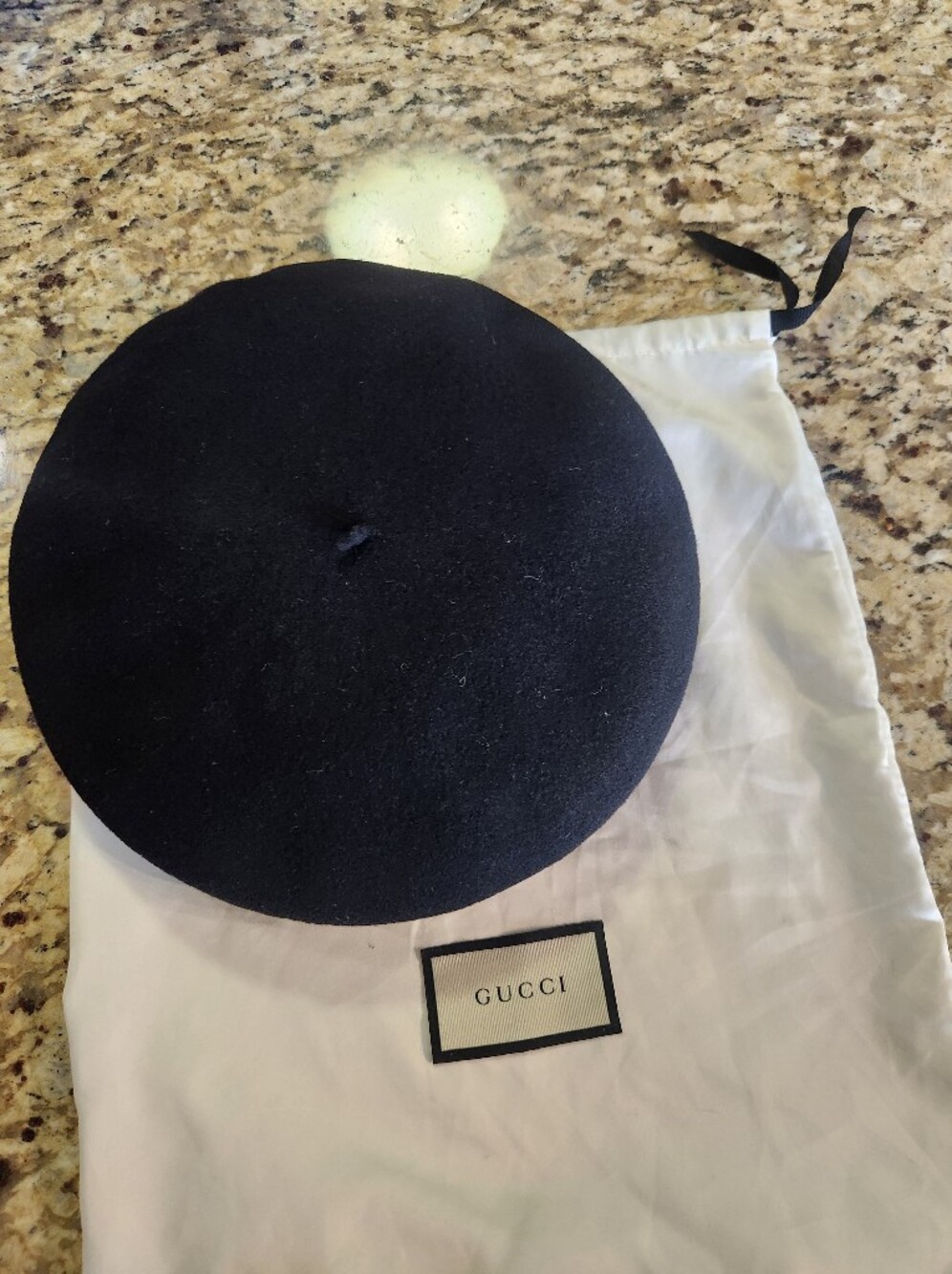 Gucci Black Wool Beret - Gucci
